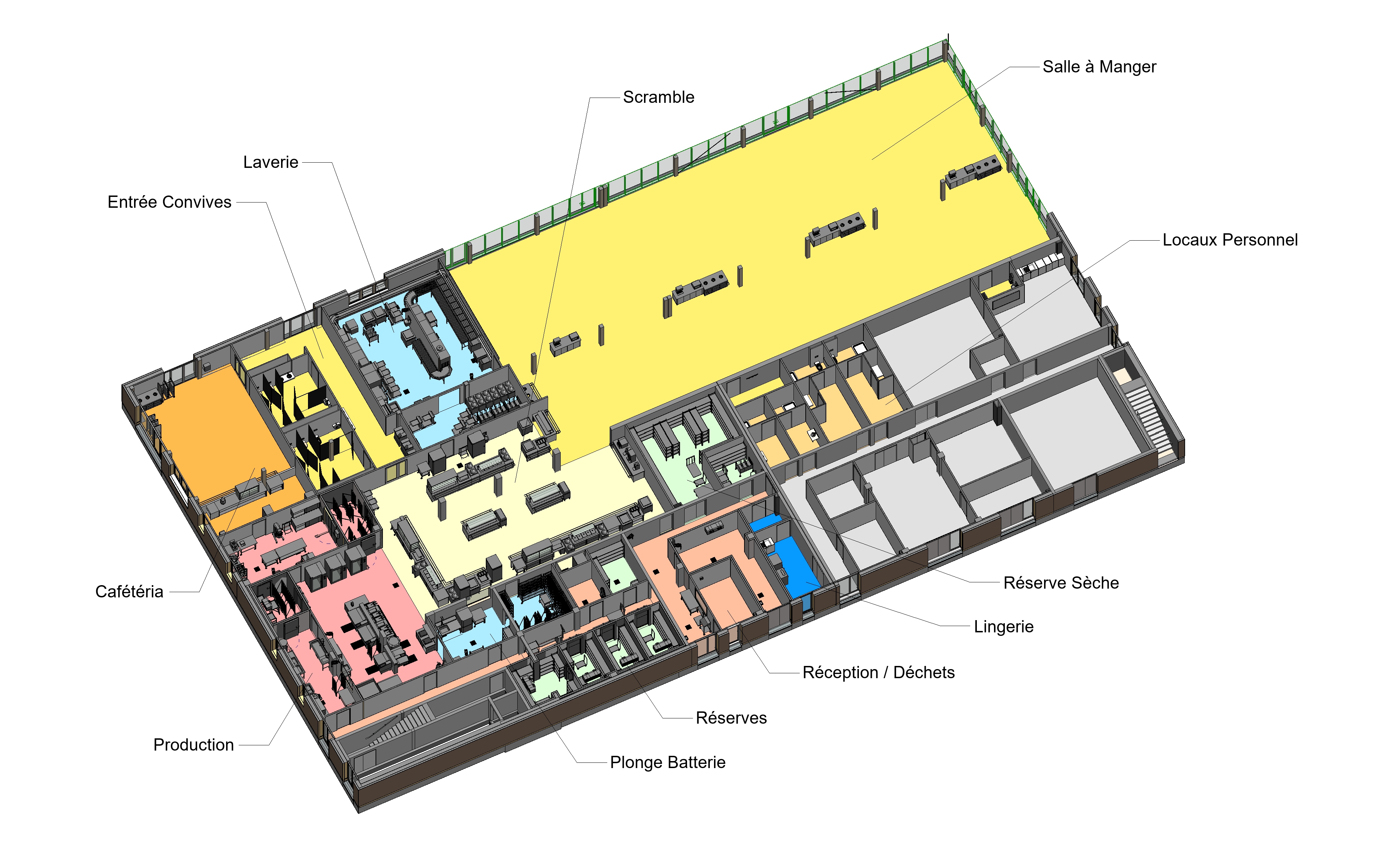 Cuisine professionnelle pour un lycée public
